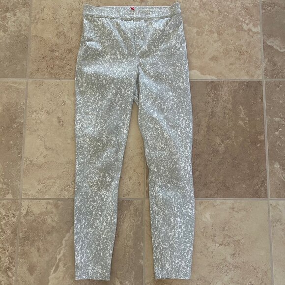 Spanx Pants Women's Speckled Gray Jean Ankle Leggings Stretch Shaping - Picture 5 of 8